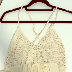 Crochet Top Maxi Dress